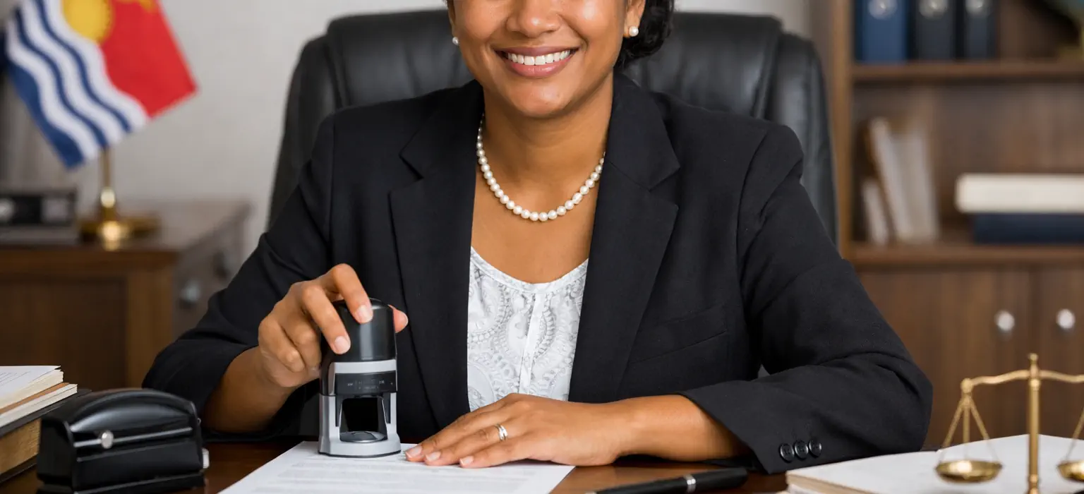 Ms. Tekarei Tautua - Notary Public of the Republic of Kiribati